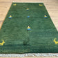 Moderner Gabbeh Teppich handgeknüpft 160x93 cm