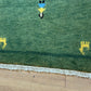 Moderner Gabbeh Teppich handgeknüpft 160x93 cm