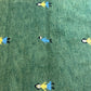 Moderner Gabbeh Teppich handgeknüpft 160x93 cm