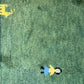 Moderner Gabbeh Teppich handgeknüpft 160x93 cm