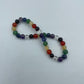 Buntes Armband aus Edelsteinperlen