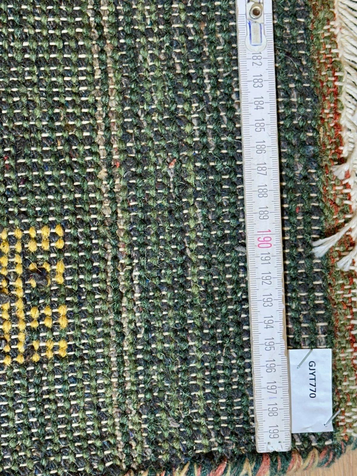 Moderner Gabbeh Teppich handgeknüpft 160x93 cm