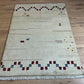 Moderner Gabbeh Teppich handgeknüpft 181x125 cm