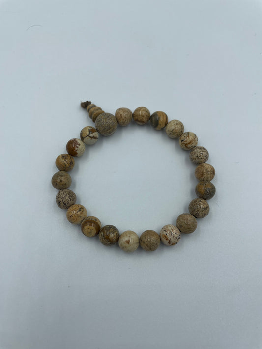 Braunes Naturstein Armband