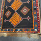 Antik Orientteppich handgeknüpft 440x140 cm Senneh Kelim Naturfarben