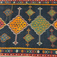 Antik Orientteppich handgeknüpft 440x140 cm Senneh Kelim Naturfarben