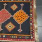 Antik Orientteppich handgeknüpft 440x140 cm Senneh Kelim Naturfarben