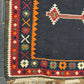 Antik Orientteppich handgeknüpft 440x140 cm Senneh Kelim Naturfarben