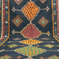 Antik Orientteppich handgeknüpft 440x140 cm Senneh Kelim Naturfarben