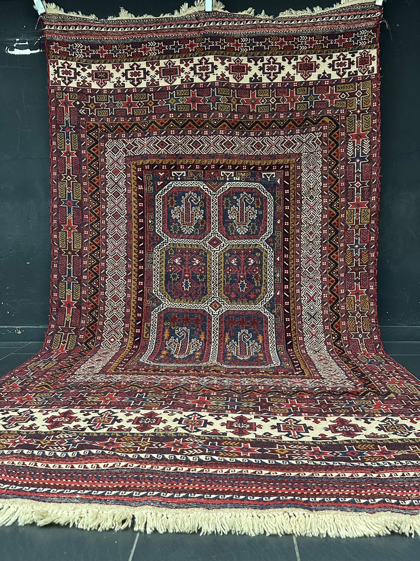 Orientteppich handgeknüpft Sumak Kelim Semi Antik 280x167 cm