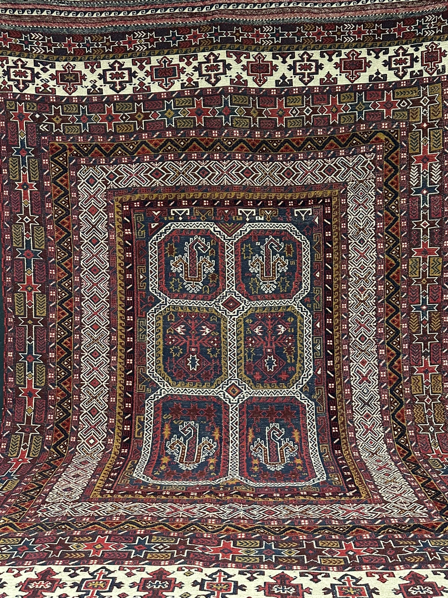 Orientteppich handgeknüpft Sumak Kelim Semi Antik 280x167 cm