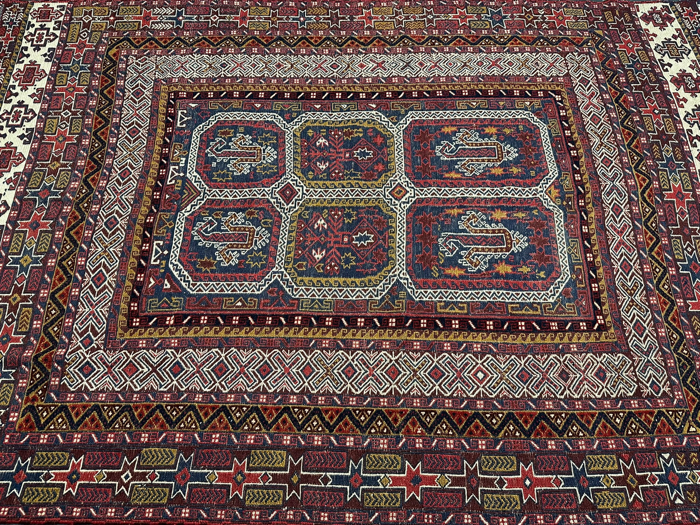 Orientteppich handgeknüpft Sumak Kelim Semi Antik 280x167 cm