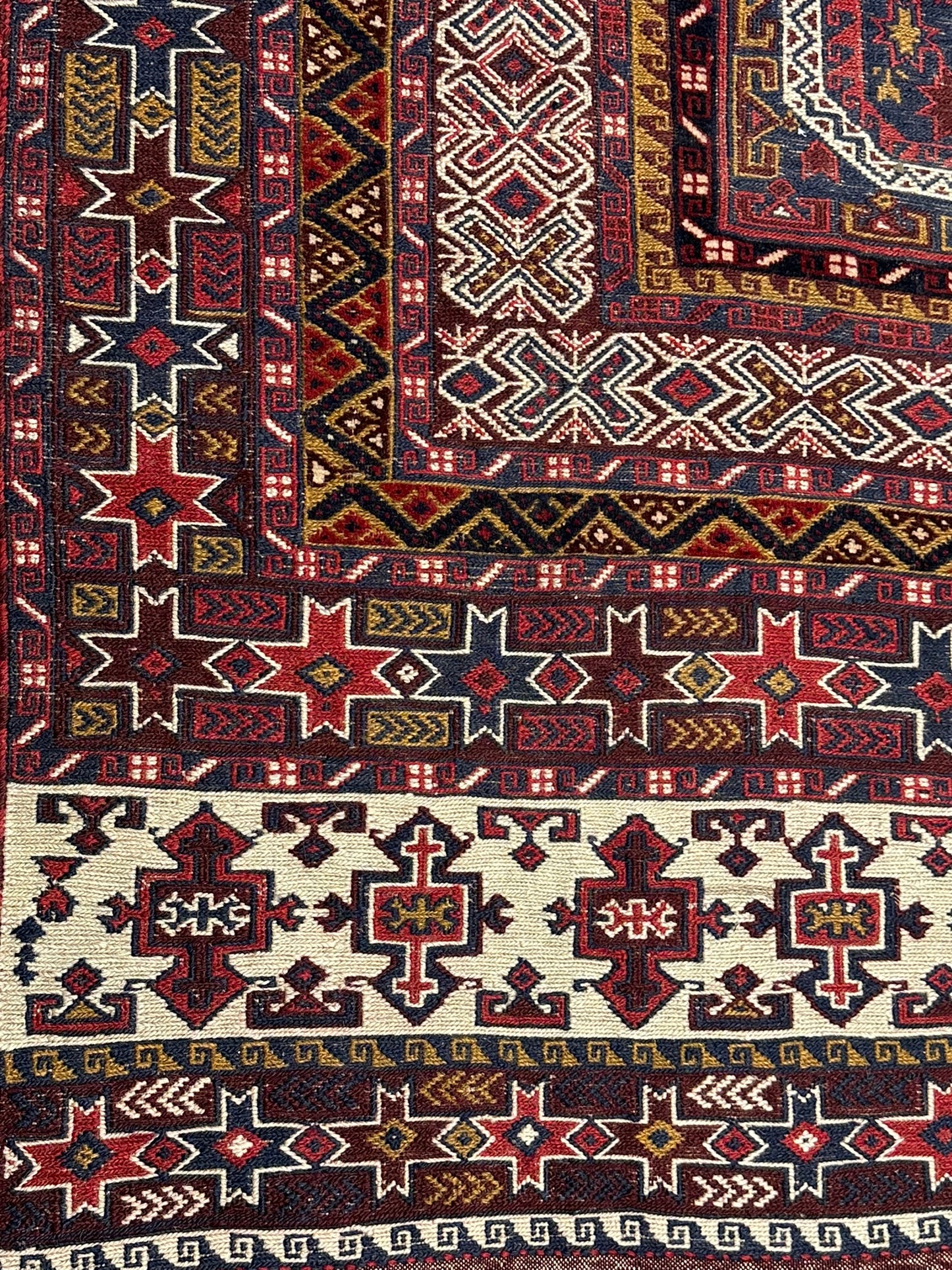 Orientteppich handgeknüpft Sumak Kelim Semi Antik 280x167 cm