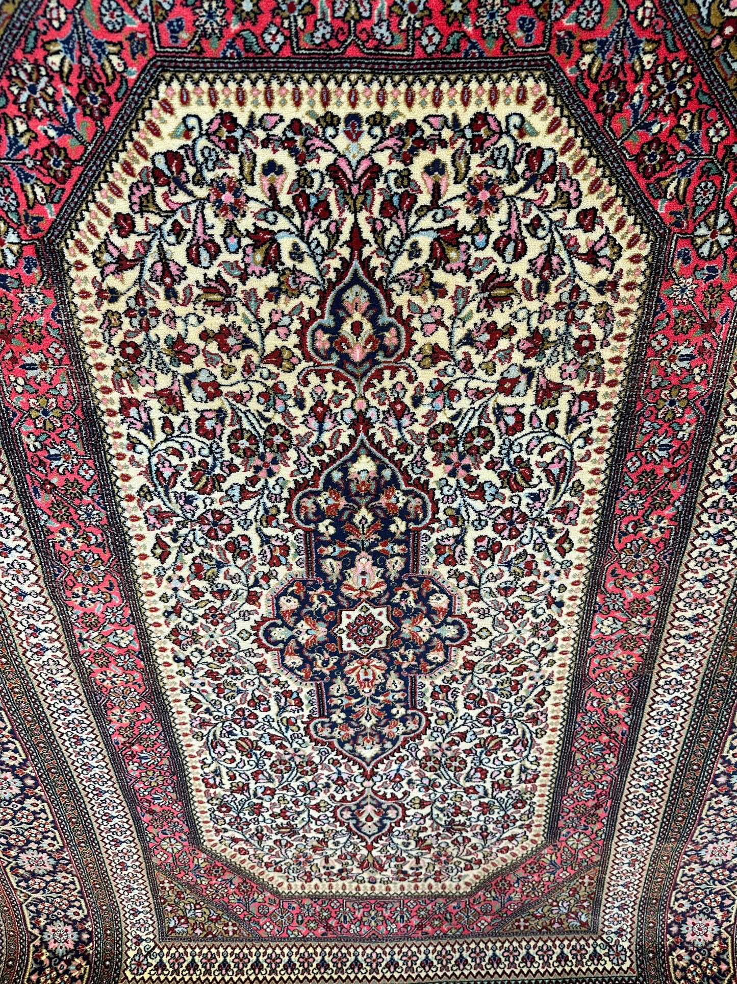 Handgeknüpfter Perser Orientteppich - Feiner Ghom - 215x150 cm