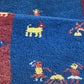 Moderner Gabbeh Teppich handgeknüpft Läufer 125x60cm