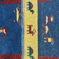 Moderner Gabbeh Teppich handgeknüpft Läufer 125x60cm