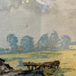 Hans Figura (1898-1978) Original Radierung Landschaft mit Mühle 60x50cm