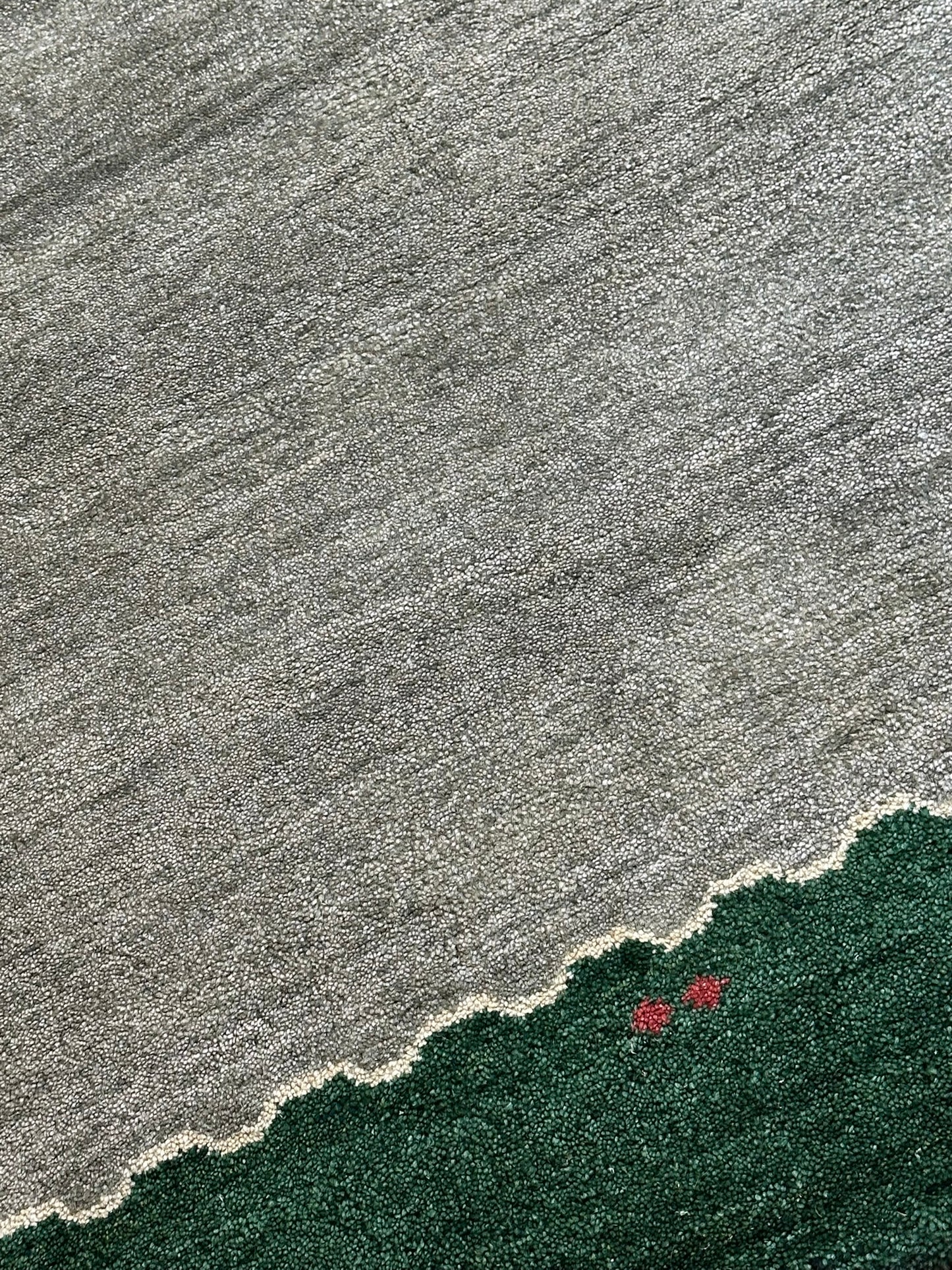 Moderner Gabbeh Teppich handgeknüpft 183x123 cm