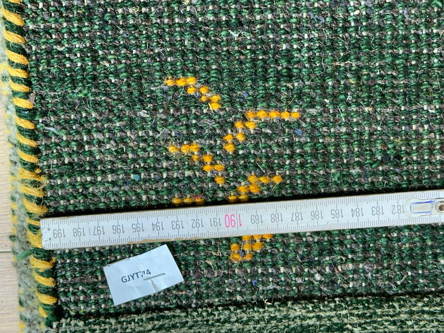 Moderner Gabbeh Teppich handgeknüpft 183x123 cm