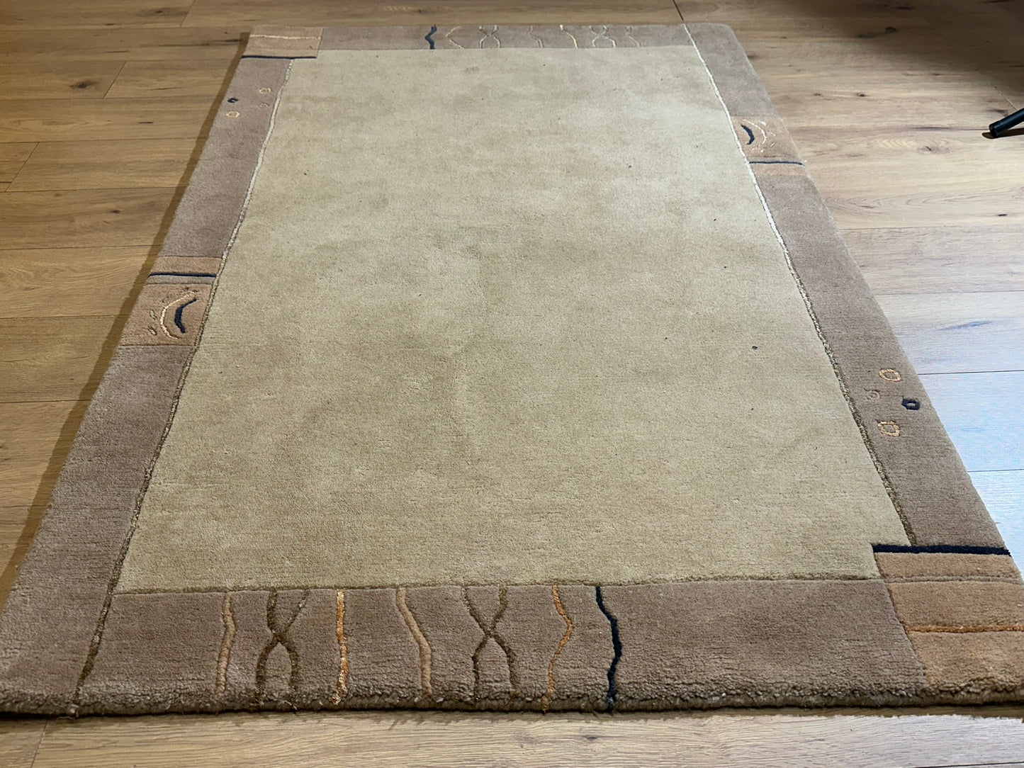 Moderner Gabbeh Teppich handgeknüpft 180x120 cm