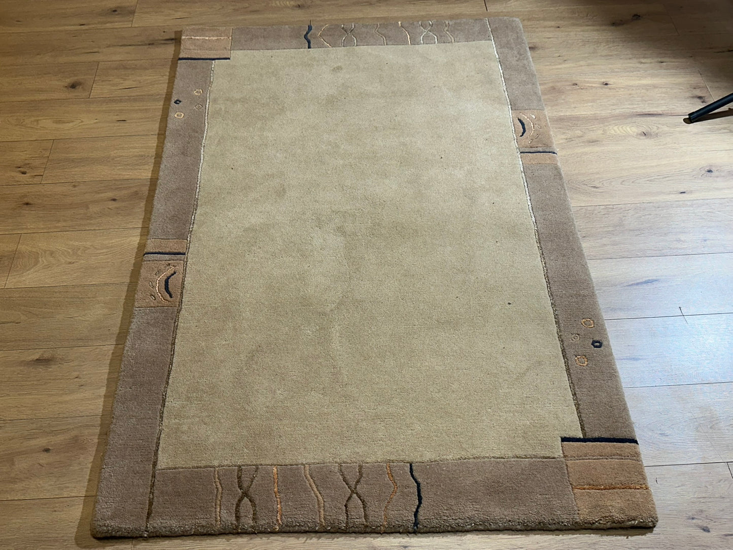 Moderner Gabbeh Teppich handgeknüpft 180x120 cm