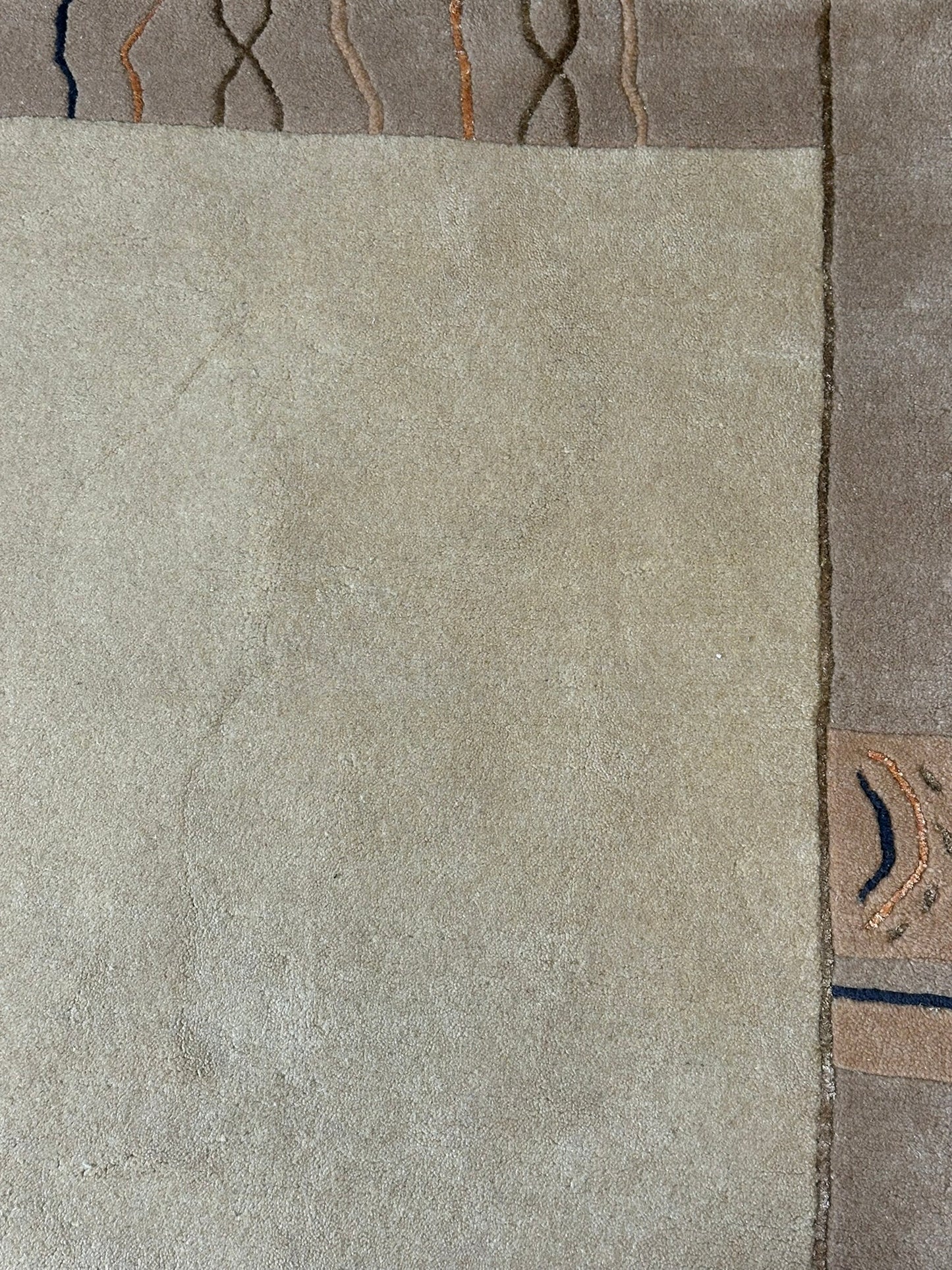 Moderner Gabbeh Teppich handgeknüpft 180x120 cm