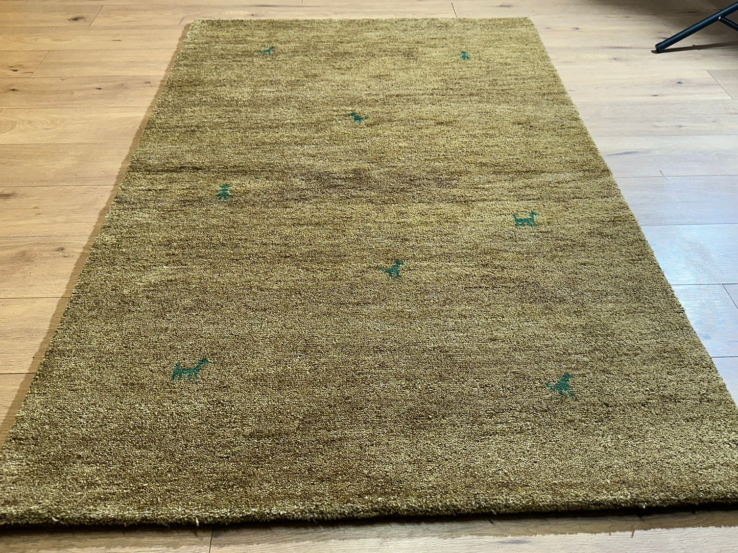 Moderner Gabbeh Teppich handgeknüpft 184x120 cm