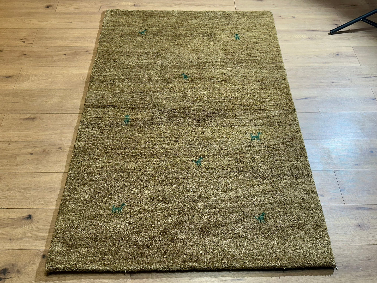 Moderner Gabbeh Teppich handgeknüpft 184x120 cm