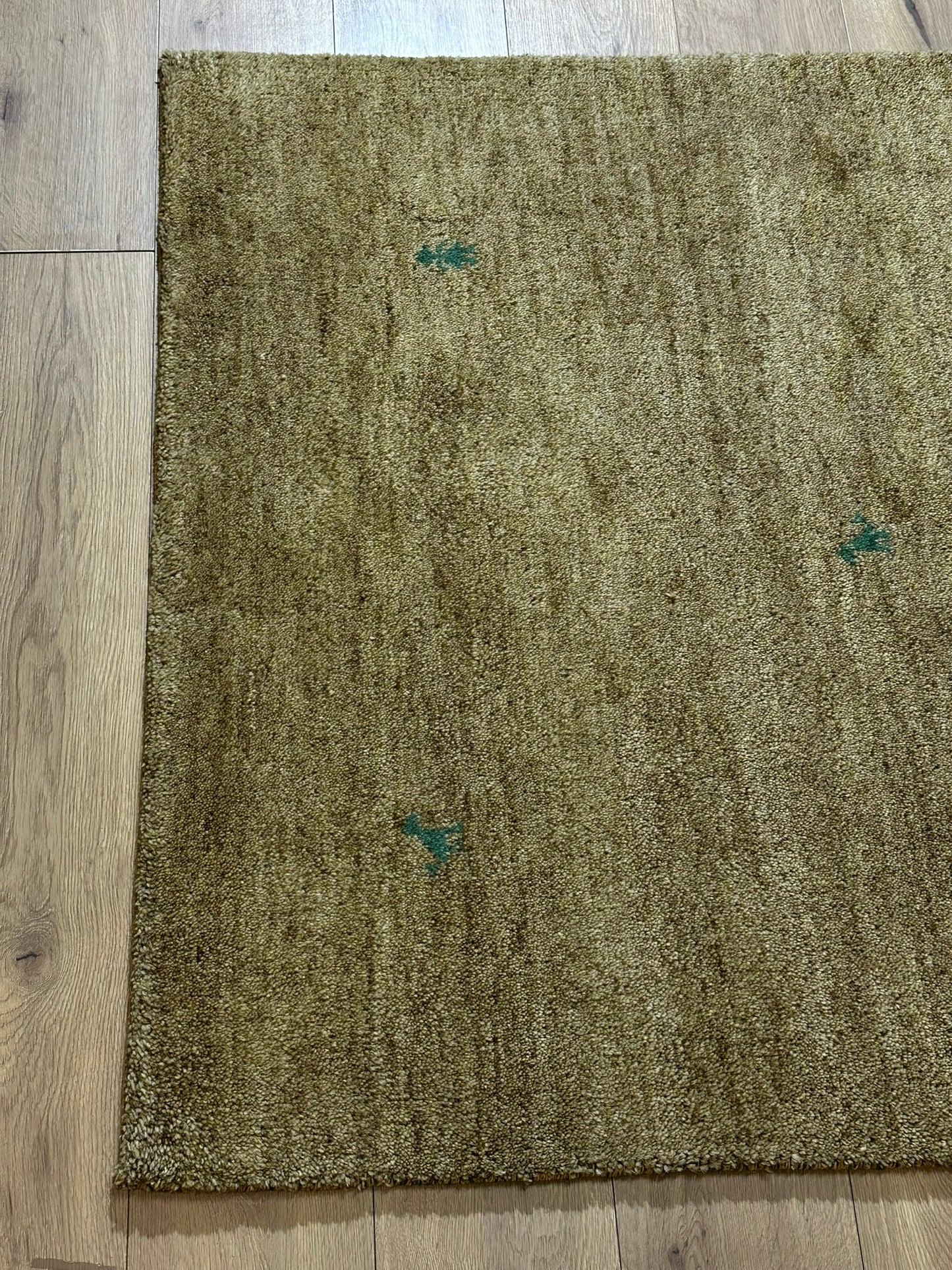 Moderner Gabbeh Teppich handgeknüpft 184x120 cm