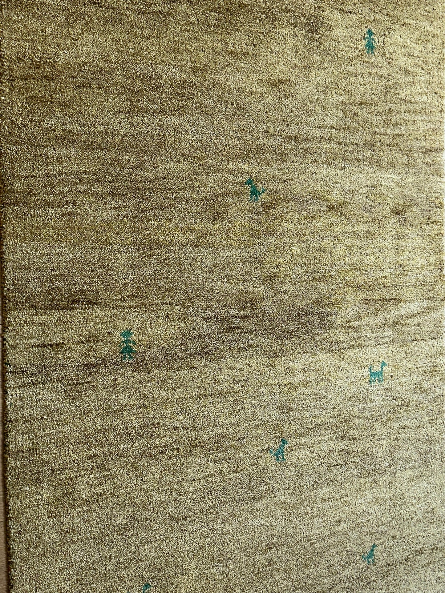 Moderner Gabbeh Teppich handgeknüpft 184x120 cm