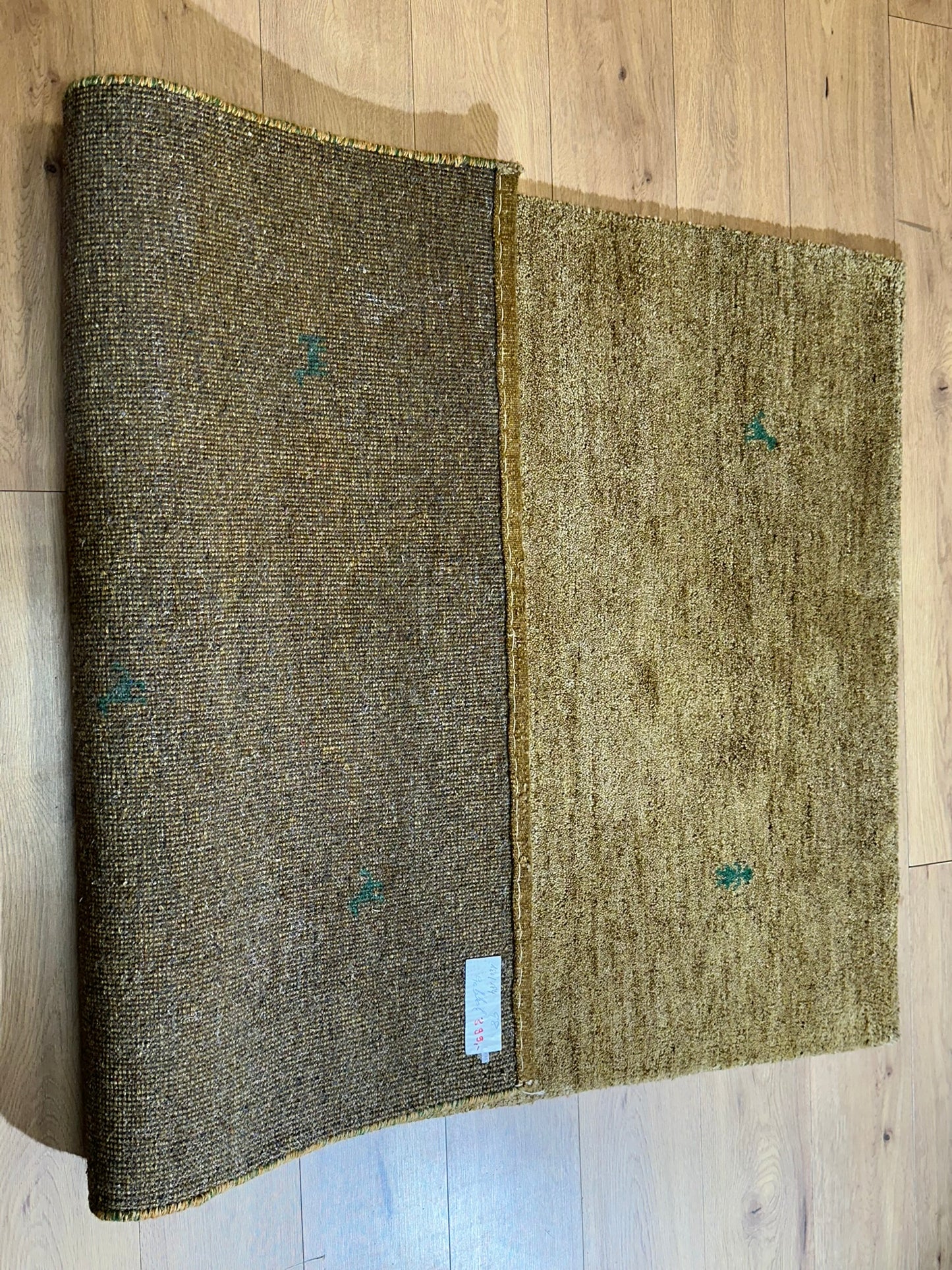 Moderner Gabbeh Teppich handgeknüpft 184x120 cm