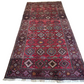 Antik Orientteppich handgeknüpft Heriz  Läufer naturfarben 300x154 cm