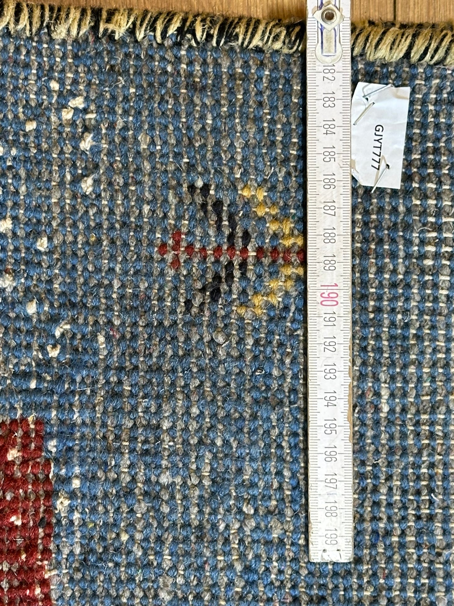 Moderner Gabbeh Teppich handgeknüpft 181x123 cm