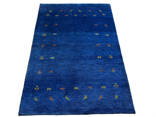 Moderner Gabbeh Teppich handgeknüpft 181x123 cm