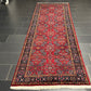 Orientteppich handgeknüpft Täbriz Läufer 340x110 cm