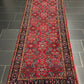 Orientteppich handgeknüpft Täbriz Läufer 340x110 cm
