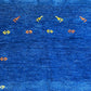 Moderner Gabbeh Teppich handgeknüpft 181x123 cm