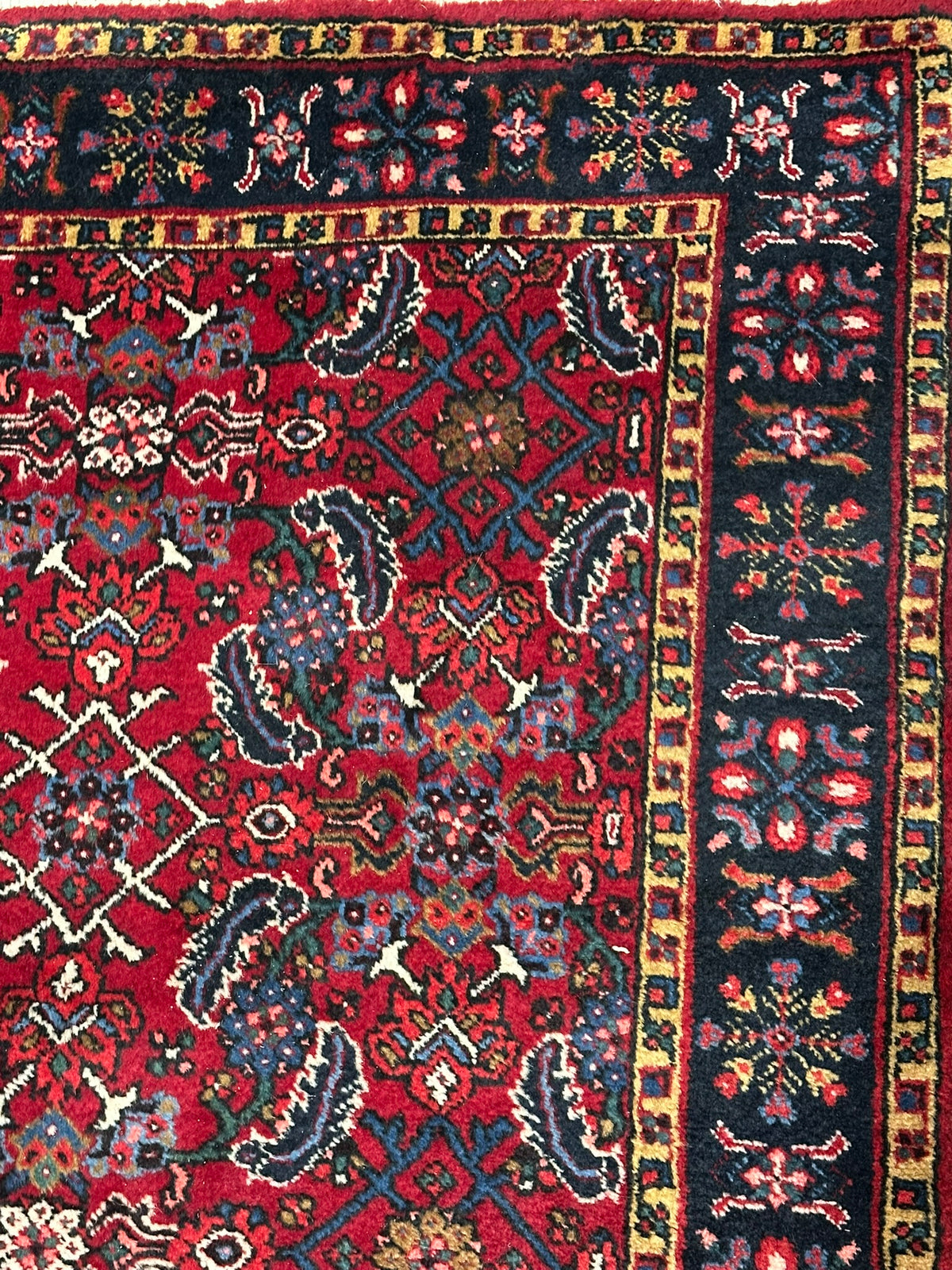 Orientteppich handgeknüpft Täbriz Läufer 340x110 cm