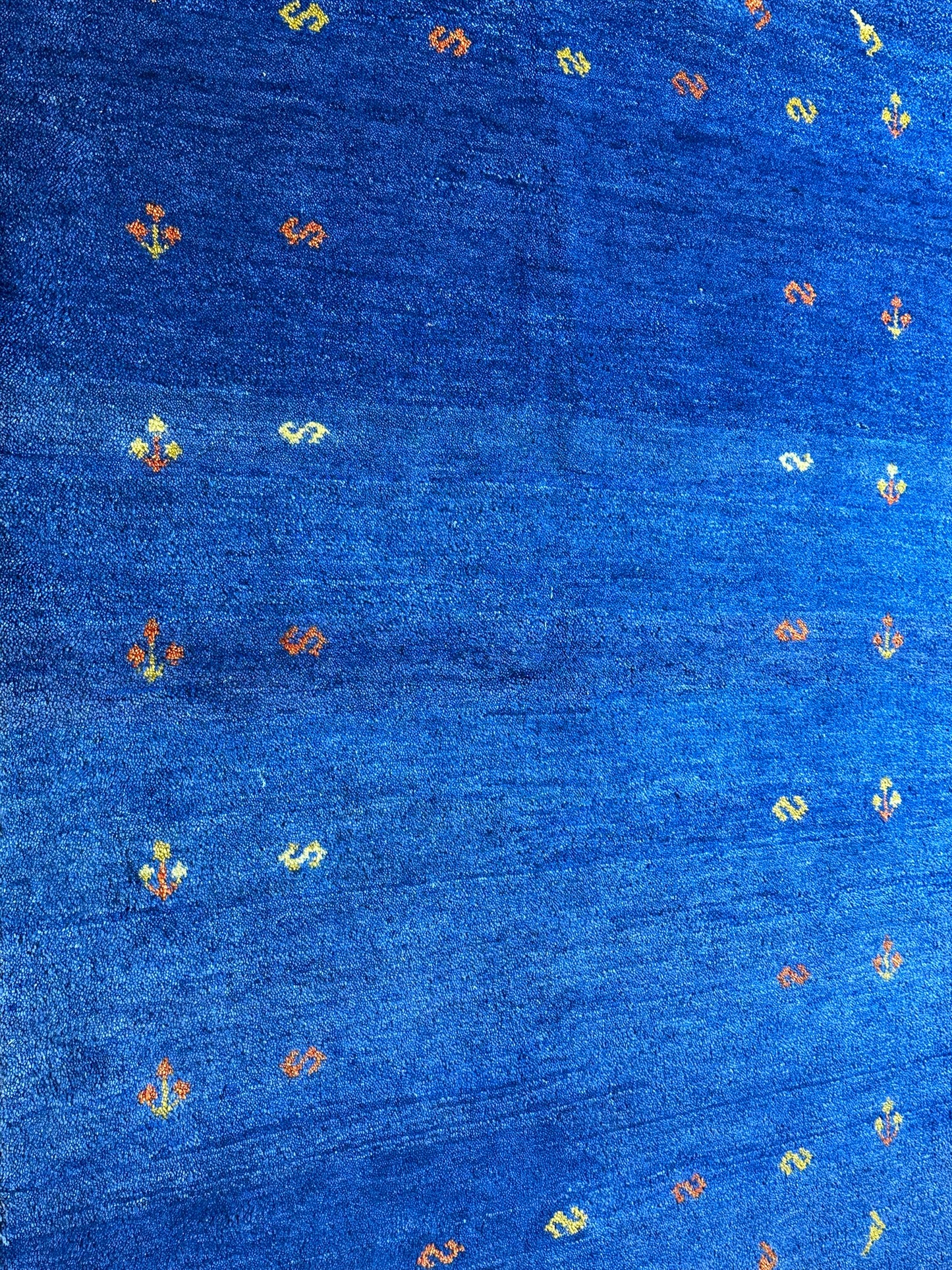 Moderner Gabbeh Teppich handgeknüpft 181x123 cm