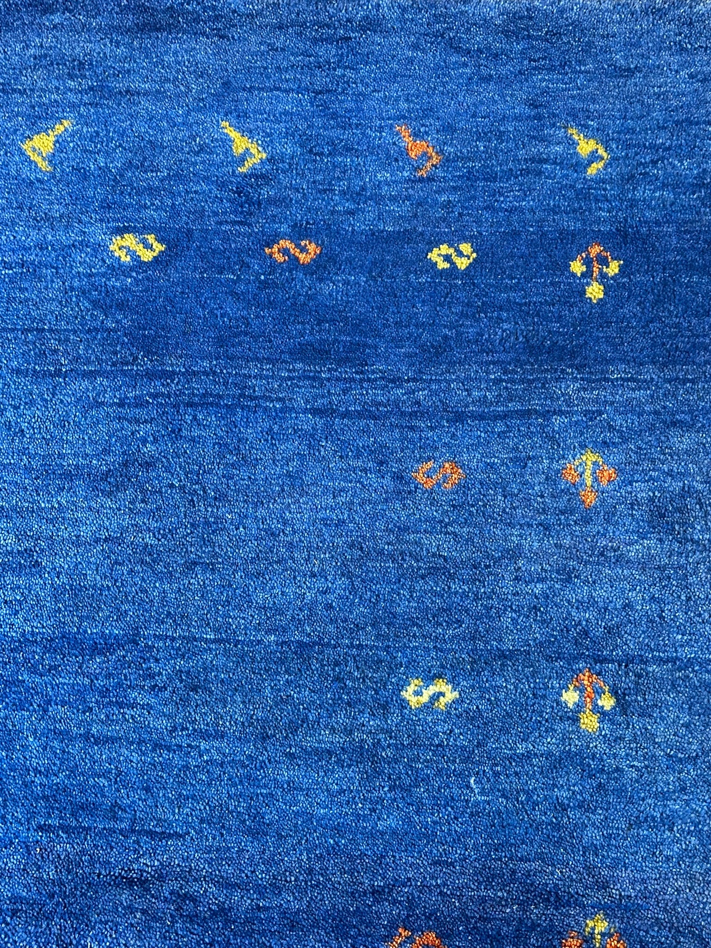 Moderner Gabbeh Teppich handgeknüpft 181x123 cm