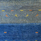 Moderner Gabbeh Teppich handgeknüpft 181x123 cm