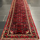 Orientteppich handgeknüpft Hamadan Läufer 395x75 cm