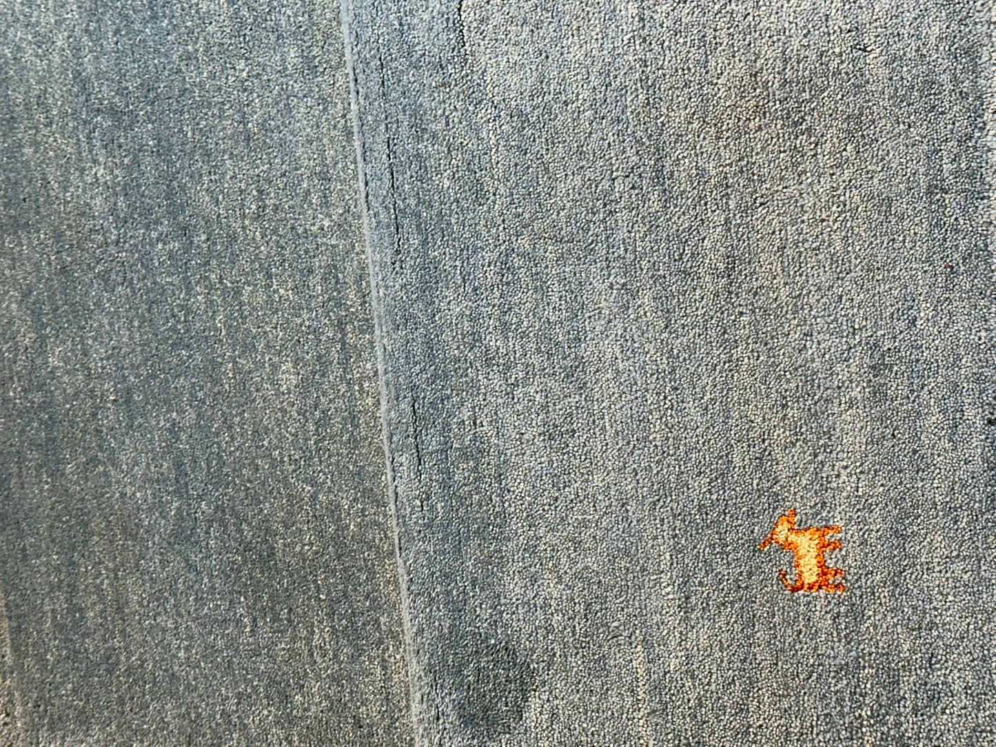 Moderner Gabbeh Teppich handgeknüpft 182x123 cm