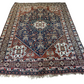 Antik Orientteppich handgeknüpft Gaschgai naturfarben 305x220 cm