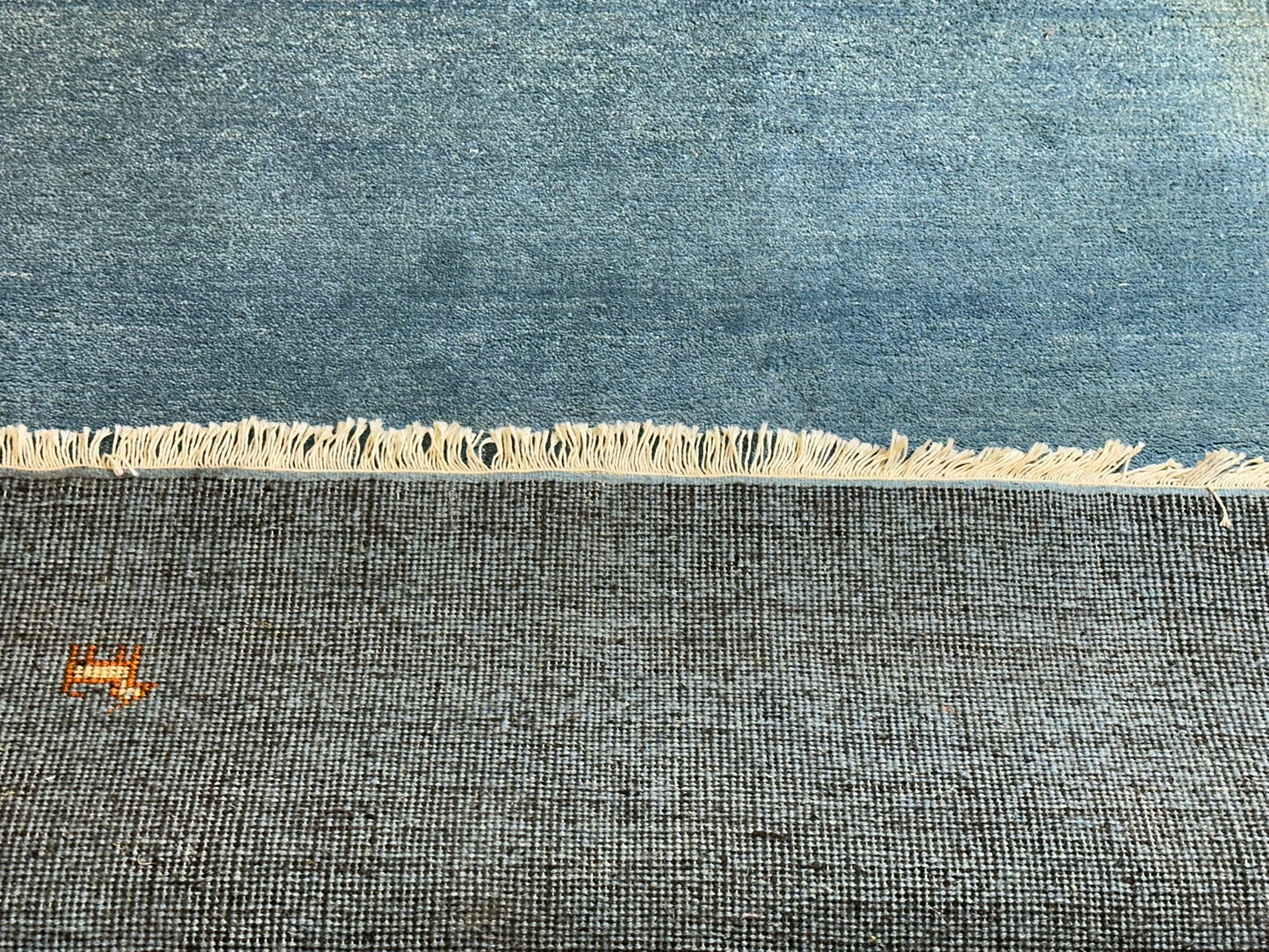 Moderner Gabbeh Teppich handgeknüpft 182x123 cm