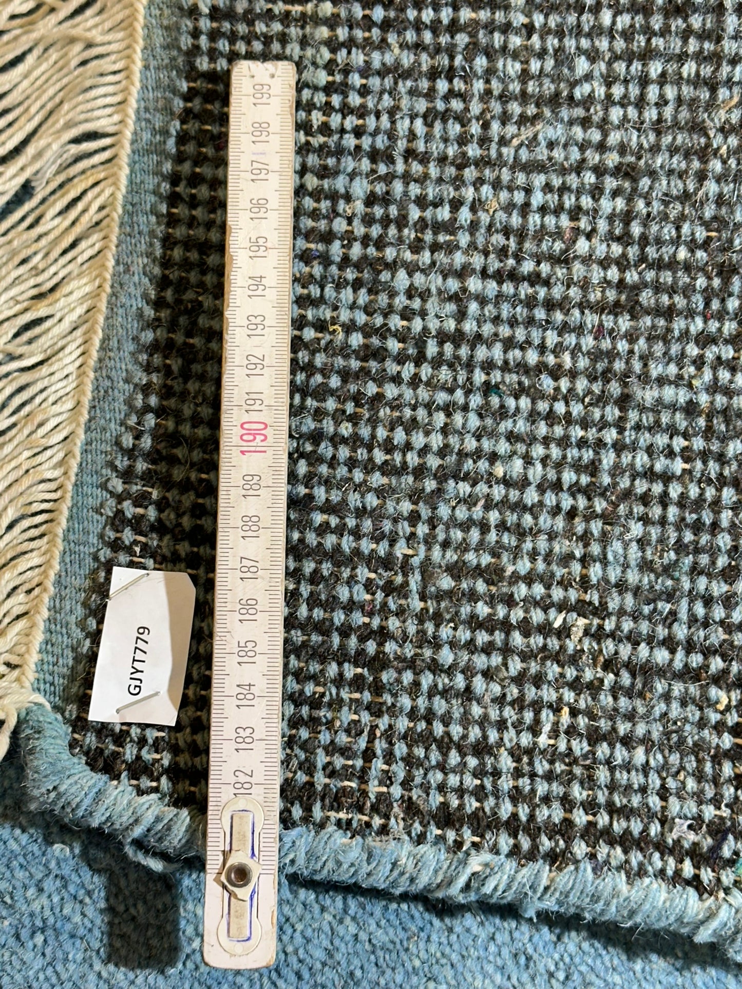 Moderner Gabbeh Teppich handgeknüpft 182x123 cm