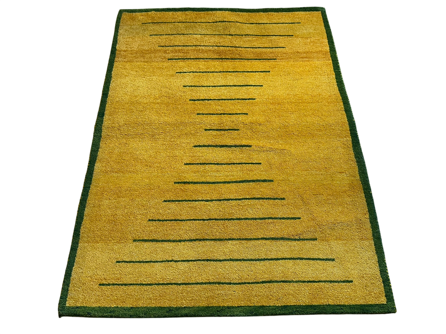 Moderner Gabbeh Teppich handgeknüpft 180x128 cm
