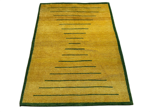 Moderner Gabbeh Teppich handgeknüpft 180x128 cm