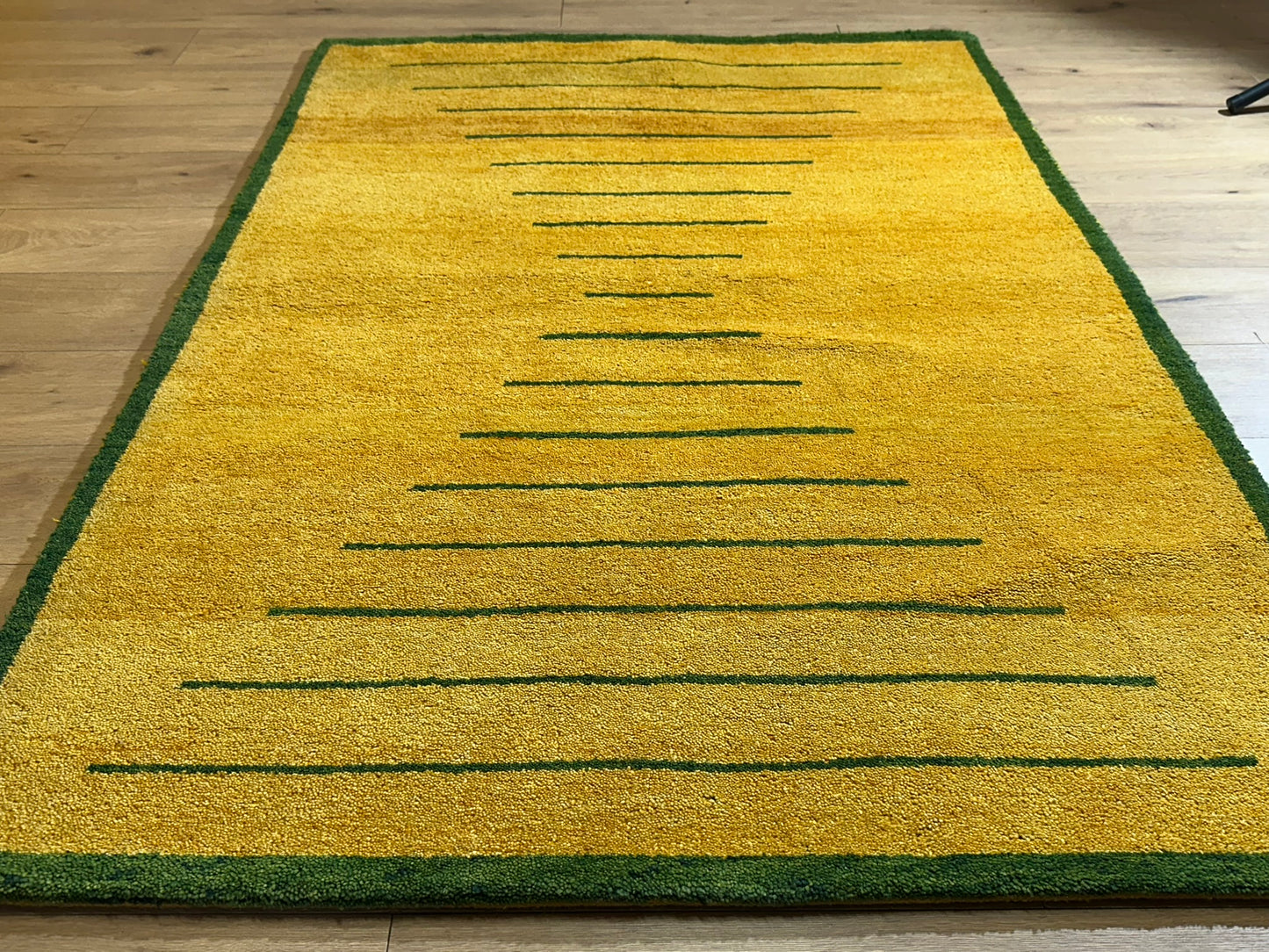 Moderner Gabbeh Teppich handgeknüpft 180x128 cm