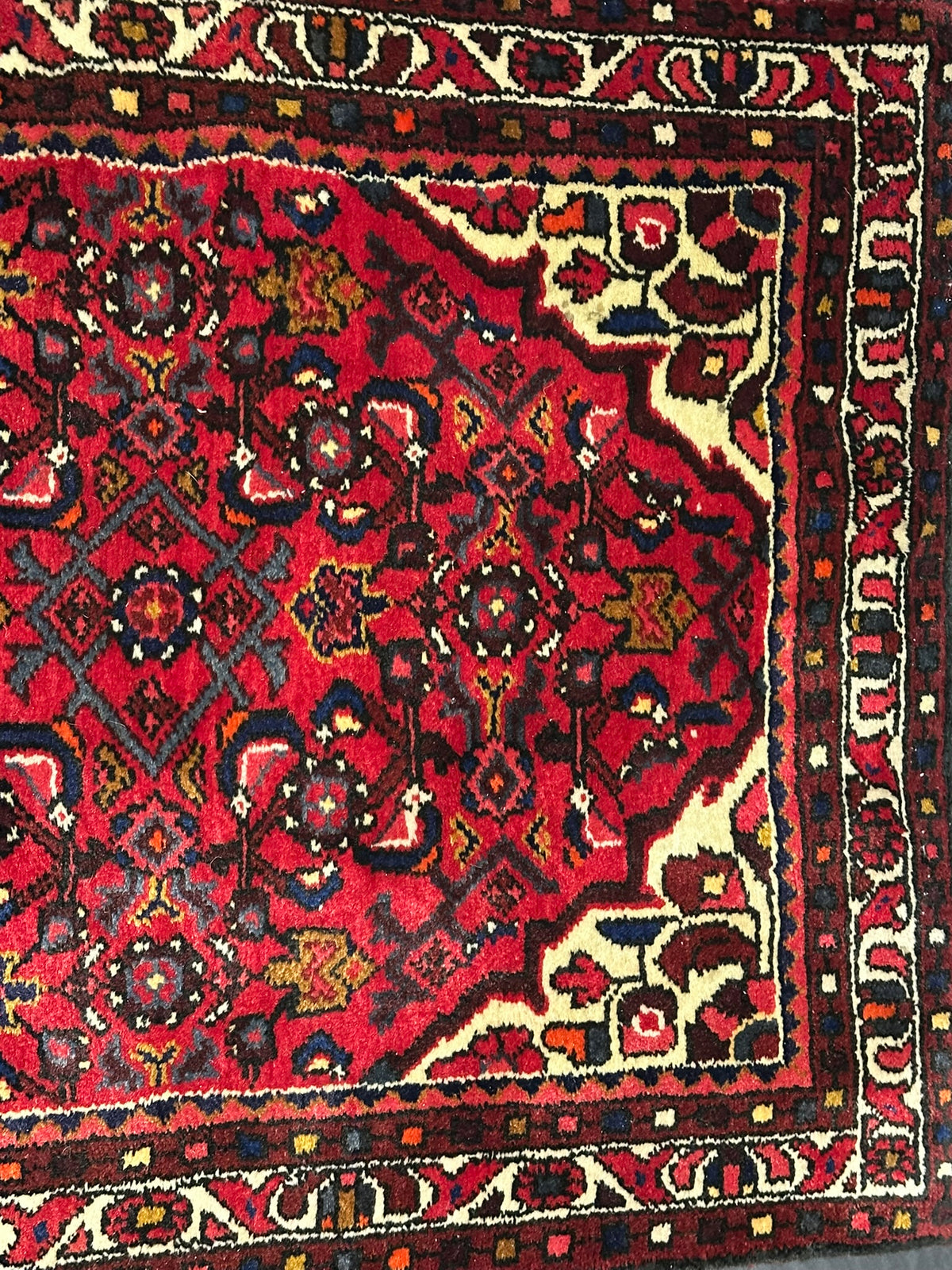 Orientteppich handgeknüpft Hamadan Läufer 400x85 cm